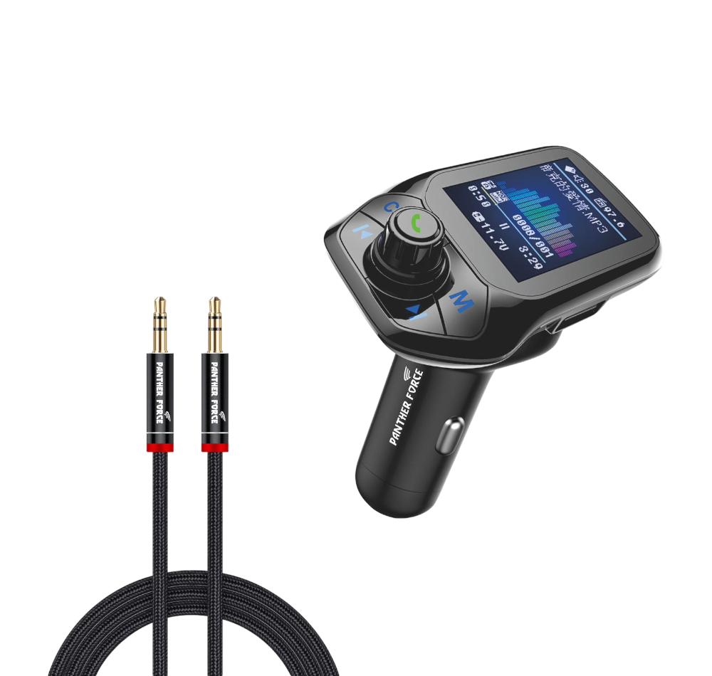 2.4A Car MP3 and Charger with Aux Audio Output (A2DP - 4EDR) - PF41 | Bluetooth FM Transmitter, Dual USB Charging Ports, & Hands-Free Calling | Premium Car Audio Accessory for Music & Convenience 2.4A Car MP3 and Charger with Aux Audio Output (A2DP - 4EDR) - PF41 | Bluetooth FM Transmitter, Dual USB Charging Ports, & Hands-Free Calling | Premium Car Audio Accessory for Music & Convenience